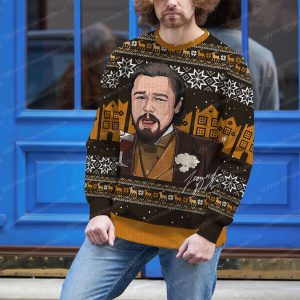 Leonardo Dicaprio Jay Gatsby Funny Meme Ugly Christmas Sweater