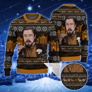 Leonardo Dicaprio Jay Gatsby Funny Meme Ugly Christmas Sweater