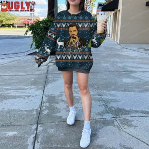 Leonardo DiCaprio Christmas Jumper Smoking Ugly Christmas Sweater