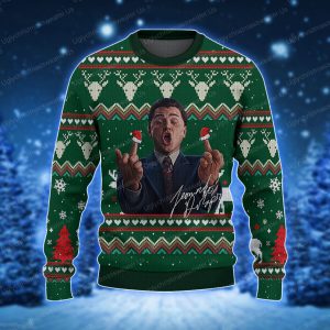 Leonardo DiCaprio Wolf Fuck You Ugly Christmas Sweater