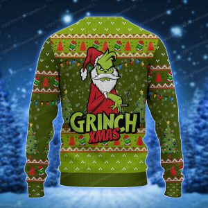 Grinch I Love Christmas Sweater Holiday Xmas