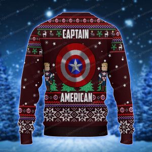 Lego Shield Marvel Captain America Holiday Sweater