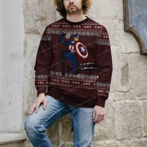 Marvel Legends Captain America Chirstmas Sweater