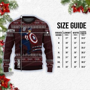 Marvel Legends Captain America Chirstmas Sweater