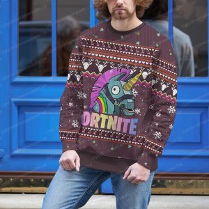 Unicorn Fortnite Clothes Ugly Christmas Sweater