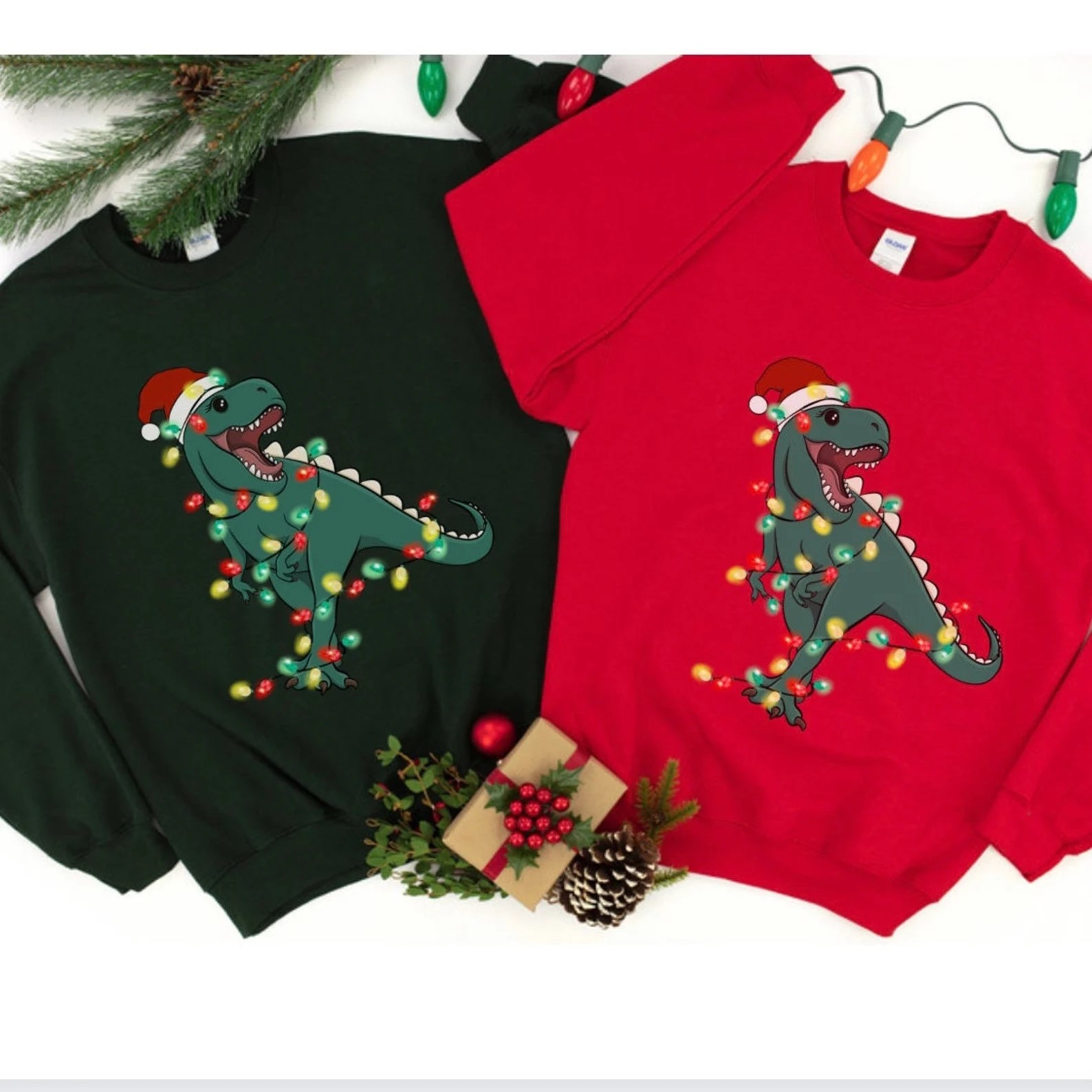 Dashing Dinosaur Sweater