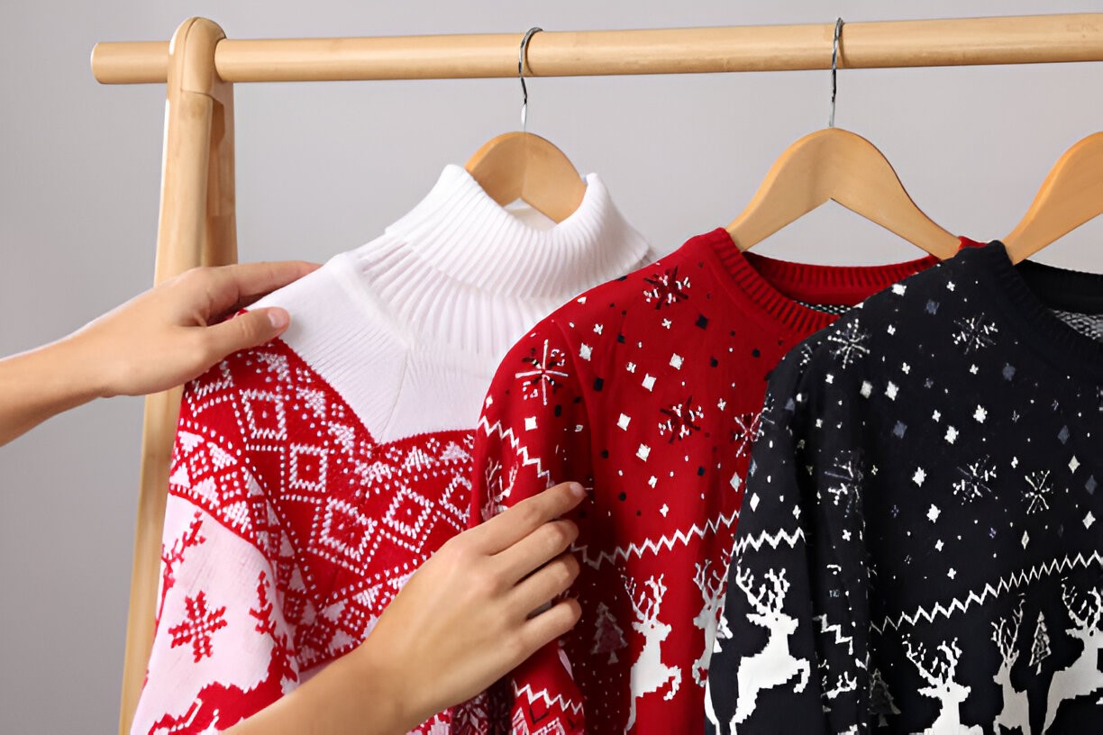 Where would one find the ideal ugly christmas sweater?